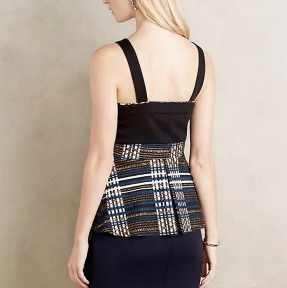 Anthropologie Deletta Peplum Top - Picture 3 of 7